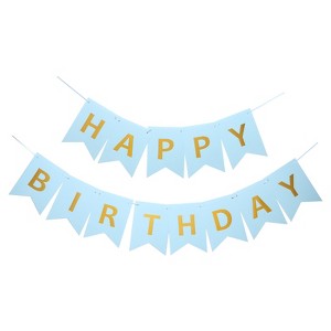 Unique Bargains Birthday Decorations Party Supplies Banner - 1 of 4