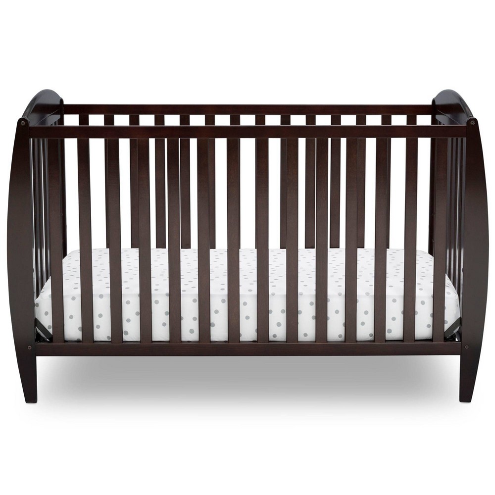 Photos - Kids Furniture Delta Children Taylor 4-in-1 Convertible Baby Crib - Dark Chocolate