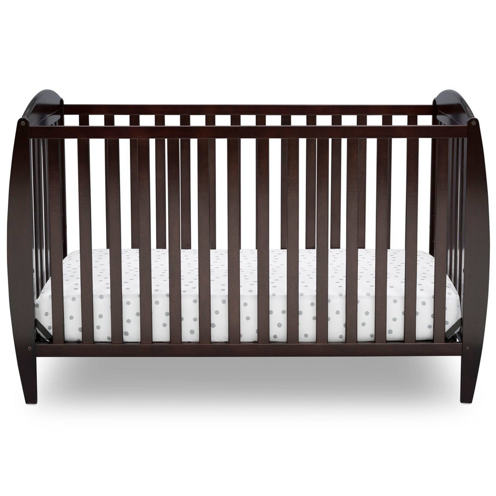 Delta Children Taylor 4-in-1 Convertible Baby Crib - Dark Chocolate -  81410475
