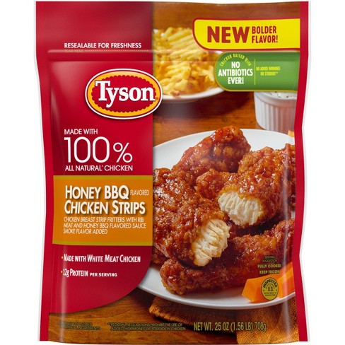 Tyson Honey Bbq Chicken Strips - Frozen - 25oz : Target