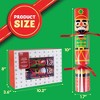 Joyfy 8-Pack Nutcracker Christmas Crackers – No-Snap Party Favors with Hats, Jokes & Surprises (10") - 2 of 4