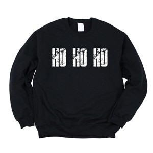 Ho Ho Ho Block Distressed - Women's Graphic Sweatshirt - 1 of 4