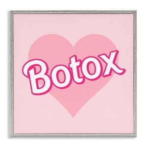 Stupell Industries Pink Heart Botox, 12" x 12" - 1 of 4