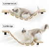 FUKUMARU Cat Bridge Wall Mounted, 12.8 in Wider Cat Shelf and Cat Climbing Step for DIY Cat Highway and Cat Wall - 3 of 3