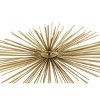 Set of 3 Metal Starburst 3D Wall Decor Gold - Olivia & May: Contemporary Abstract Art, Vertical Display - 4 of 4