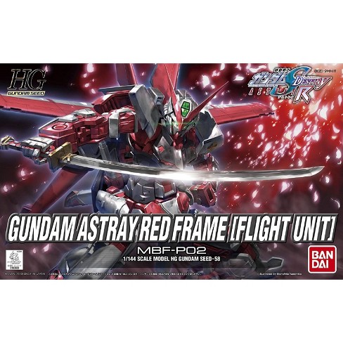 Bandai Hobby Gundam Seed 58 Astray Red Frame Flight Unit Hg 1 144 Model Kit Target