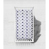Bacati - Elephants Blue Muslin 100 percent Cotton Universal Baby US Standard Crib or Toddler Bed Fitted Sheet - 3 of 4