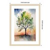 Amanti Art Tree of colour by Sally Ann Moss Wood Framed Wall Art Print - 3 of 4