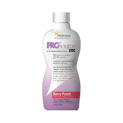 ProSource ZAC Oral Supplement Berry Punch 32 oz Bottle