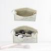Unique Bargains Makeup Bag Cosmetic Travel Bag Make Up Brush Organizer Bag Marble Makeup Storage Toiletry Bag for Women 9"x3"x6" 1 Pcs - 2 of 4
