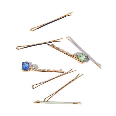 Kitsch Cloud & Gem Bobby Pins Set - Garden Bouquet - 8ct - image 2
