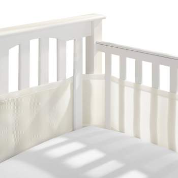 BreathableBaby Breathable Mesh Crib Liner - Classic Collection - Ecru