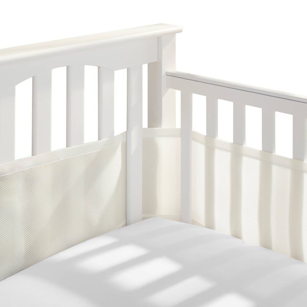 Photos - Cot BreathableBaby Breathable Mesh Crib Liner - Classic Collection - Ecru 