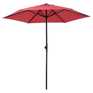 Yescom 7.5 Ft Outdoor Patio Umbrella with Tilt Strap UV Sunshade Garden Parasol for Yard Deck Market Pool - 1 of 4