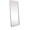 Elegant Lighting Soft Corner Metal Rectangle Mirror 32x72 Inch in Black - 3 of 4
