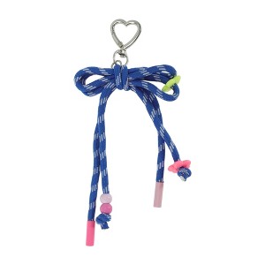 Unique Bargains Braided Bow with Love Buckle Handbag Charm 1 Pc - 1 of 4