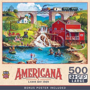 MasterPieces 500 Piece EZ Grip Puzzle - Labor Day 1909 - 19.25"x26.75" - 1 of 4