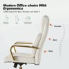 Norbert Mid-century Ergonomic 360-degree Swivel Office Chair with Lumbar Support | HULALA HOME - 4 of 4