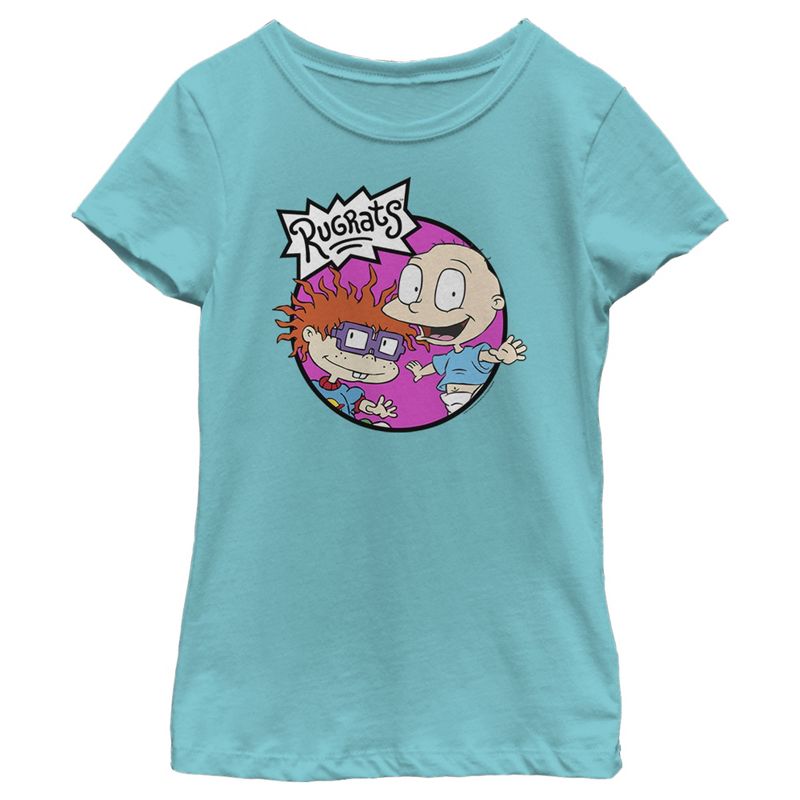 Girl's Rugrats Best Friends Chuckie & Tommy T-Shirt, 1 of 5