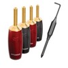 AudioQuest 507 Banana Connectors - 4 Pack (Gold) - image 2 of 2