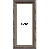 PosterPalooza | Panoramic Ornate Black Picture Frame - UV Acrylic, Foam Board Backing, Hanging Hardware - 2 of 4