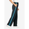 Woman Within Plus Size Petite Side-Stripe Cotton French Terry Capri - 4 of 4