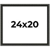 PosterPalooza | Antique Black Picture Frame - UV Acrylic, Backing Board, Hanging Hardware Included - 2 of 4