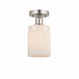 Hadley - 1 Light Semi-Flush Mount In Art Deco Style-9.75 Inches Tall and 4.5 Inches Wide - 1 of 1