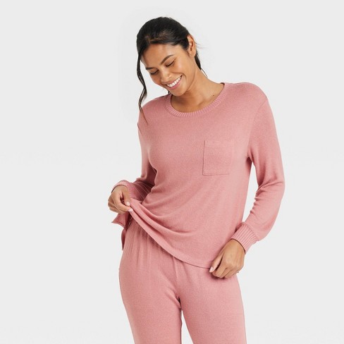 Women's Perfectly Cozy Pullover Sweatshirt - Stars Above™ Pink Xs : Target