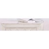 NicBex 2 Drawers Nightstand with Faux Marble Top Bedside Table with Button Tufted Faux Crystal Tufted End Table for Living Room, Bedroom - 4 of 4