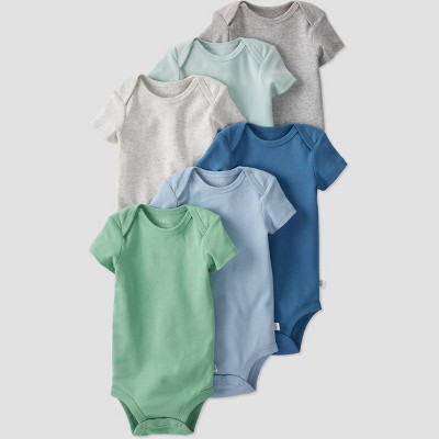 Image of Baby Boys' 6pk Bodysuit - little planet by carter's Blue 9M
