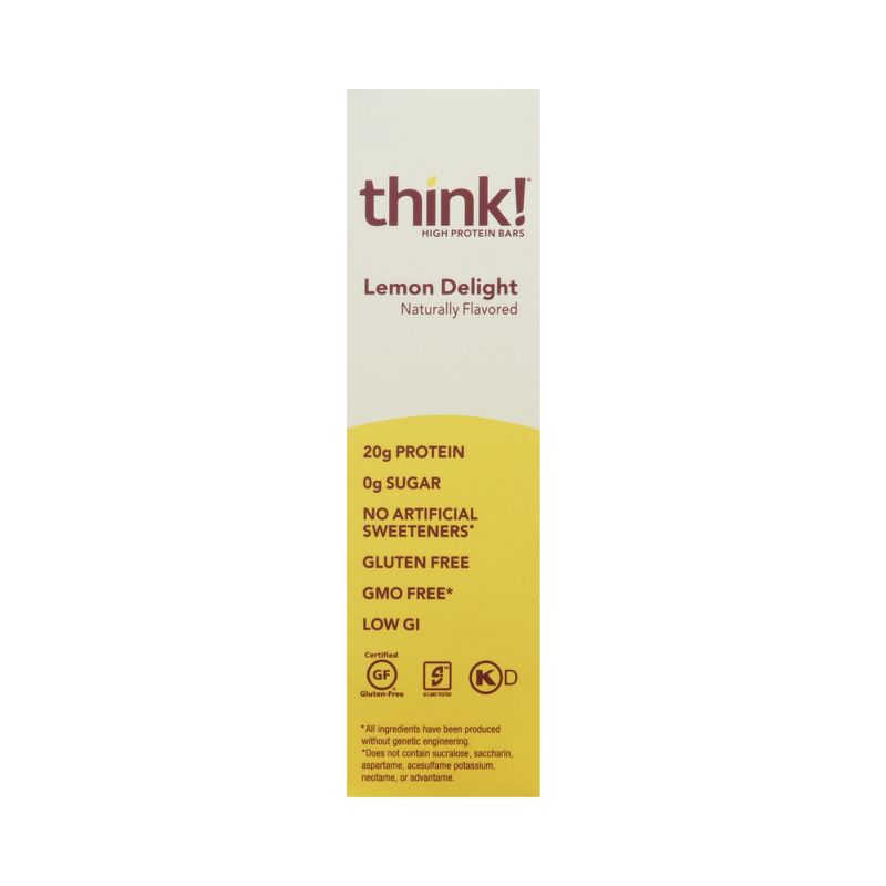 Think!Thin Lemon Delight High-Protein Bars - 10 bars, 2.1 oz, 5 of 8