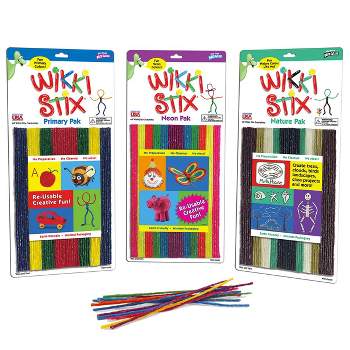 Wikki Stix® Super Wikki Stix® Perfect Craft Toy, Assorted (WKX809)