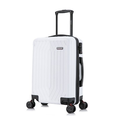Tussendoortje eerlijk Kabelbaan Dukap Rodez Lightweight Hardside Carry On Spinner Suitcase - White : Target