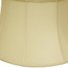 Vynxaria Deep Empire Softback Lampshades, 9"x18"x13" Egg Color with Washer Fitter - 2 of 4