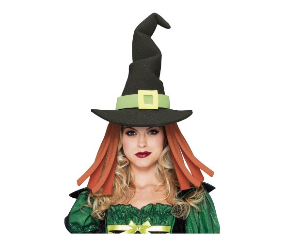 Women's Witch Halloween Hat Black