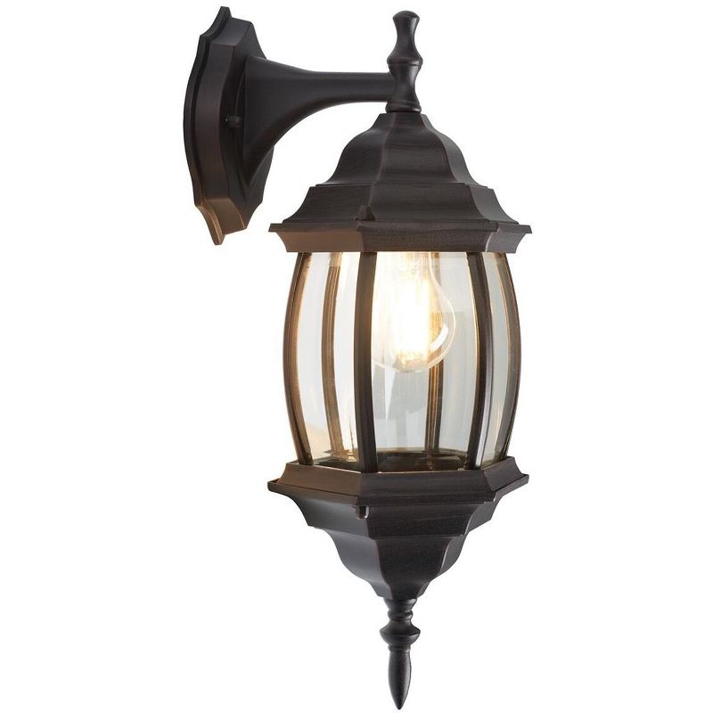 Grazia Outdoor Wall Sconce Lights (Set of 2) - Oil Rubbed Bronze - Safavieh., 4 of 7