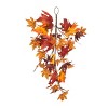 Transpac Artificial 23.62 in. Orange Harvest Changing Seasons Leaves Drop - 2 of 4