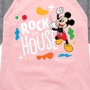 Girls' - Disney - Rock The House Shirt Tail Raglan Graphic T-shirt - 2 of 3