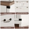 47" Tall Dresser Wood Chest of Drawers, 7 Drawer Dresser for Bedroom, Living Room - 4 of 4