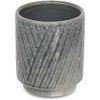Cheung's Parlora Crossed Diagonal Pattern Straight Side Ceramic Pot - Small - Gray - 4 of 4