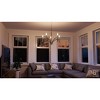 Urban Ambiance Luxury Modern Modern Chandelier,  15-5/8"H x 25"W,  Polished Nickel Finish, UHP2274 - 2 of 4