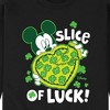 Men's - Disney - Slice Of Luck Graphic Fleece Sweatshirt - 2 of 4