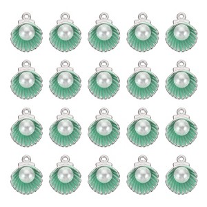 Unique Bargains Beautiful Designer DIY Jewelry Making Pearl Shel Pendants 50 Pcs - 1 of 4