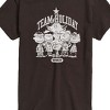 Men's - Peanuts - Snoopy Charlie Linus Sally and Lucy Team Holiday Spirit Short Sleeve Graphic T-Shirt - 2 of 4