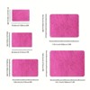 Rose Red Plush Shag Rug Extra Soft 1.7in Thick Non-Slip 100% Polyester for Bedroom or Living Room - 2 of 4