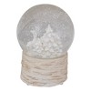 Northlight Reindeer Woodland Scene Musical Christmas Snow Globe - 5.5" - White - 3 of 4