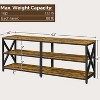 Yaheetech Vintage TV Stand for TV up to 70 Inches 3-Tier TV Console Table - 3 of 4