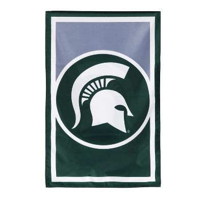 Flag, DS New Burlap, Reg, Michigan State University