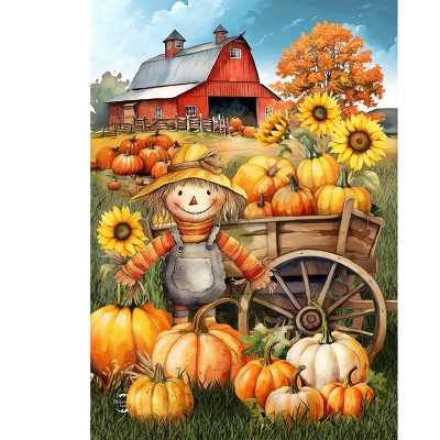 Briarwood Lane House Flag 40x28 For Outdoor Farm Fresh Fall For Fall House Flag